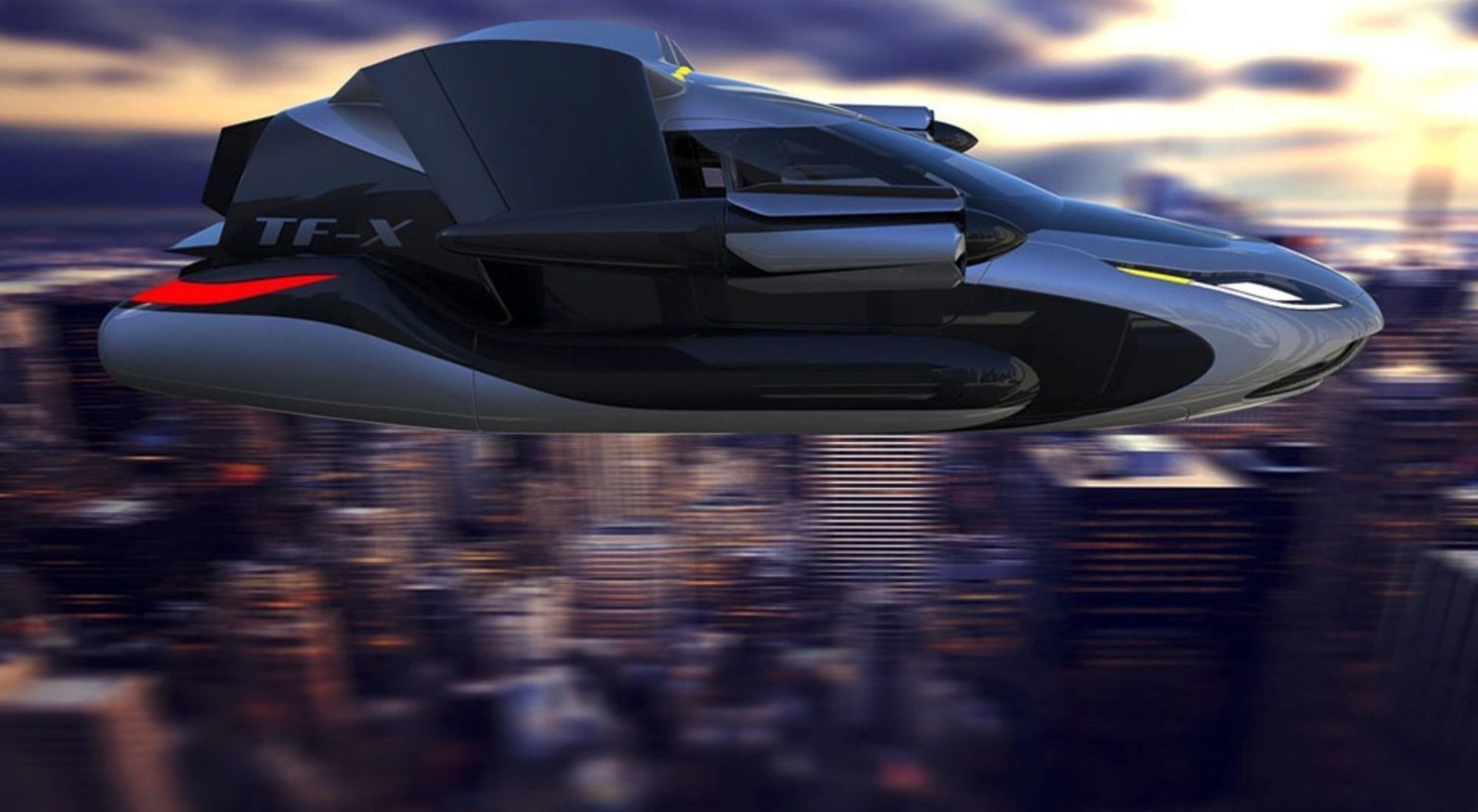 TF-X, el primer coche volador que revolucionará el mundo del transporte privado