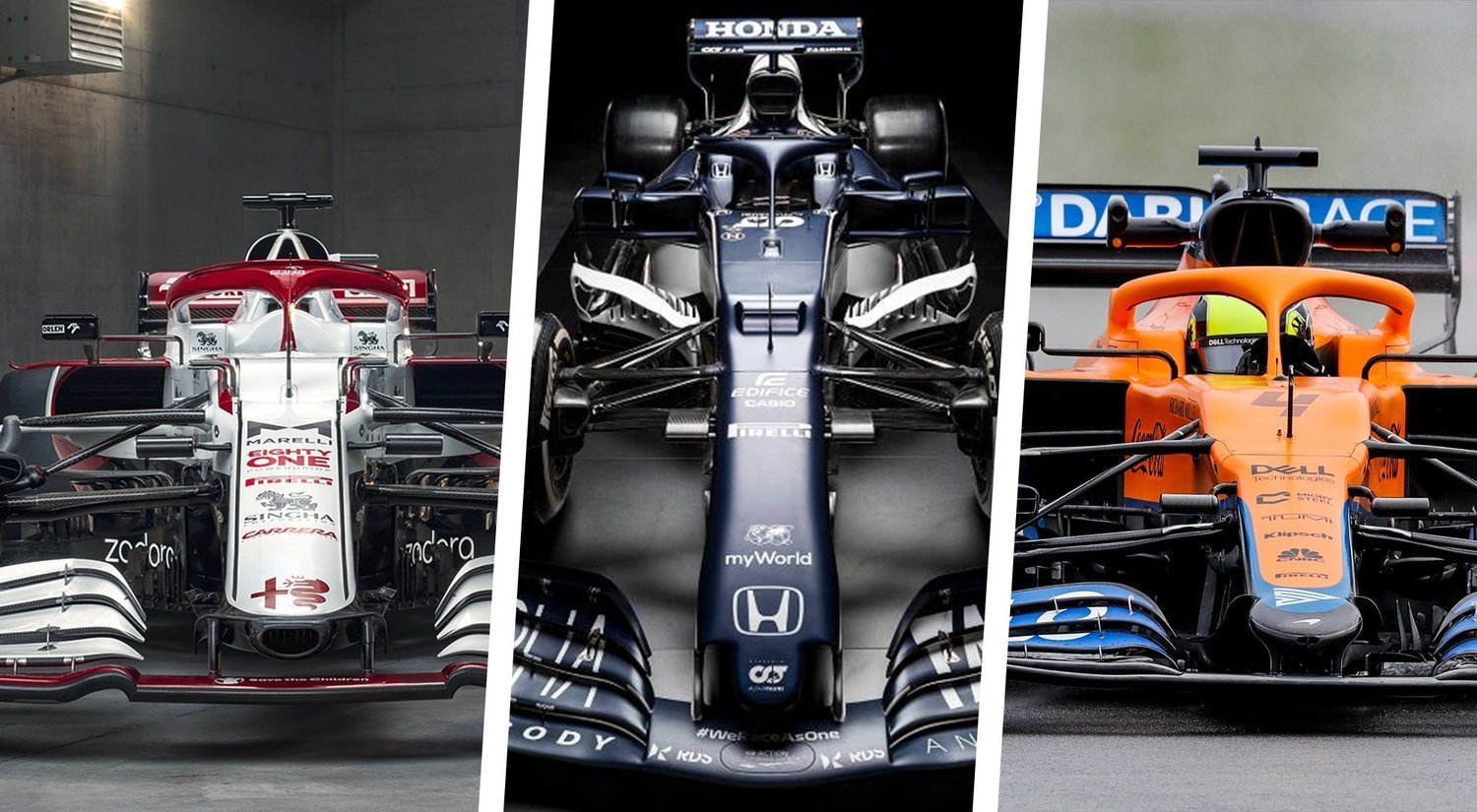 F1 2021: los coches de las 10 escuderías, en imágenes