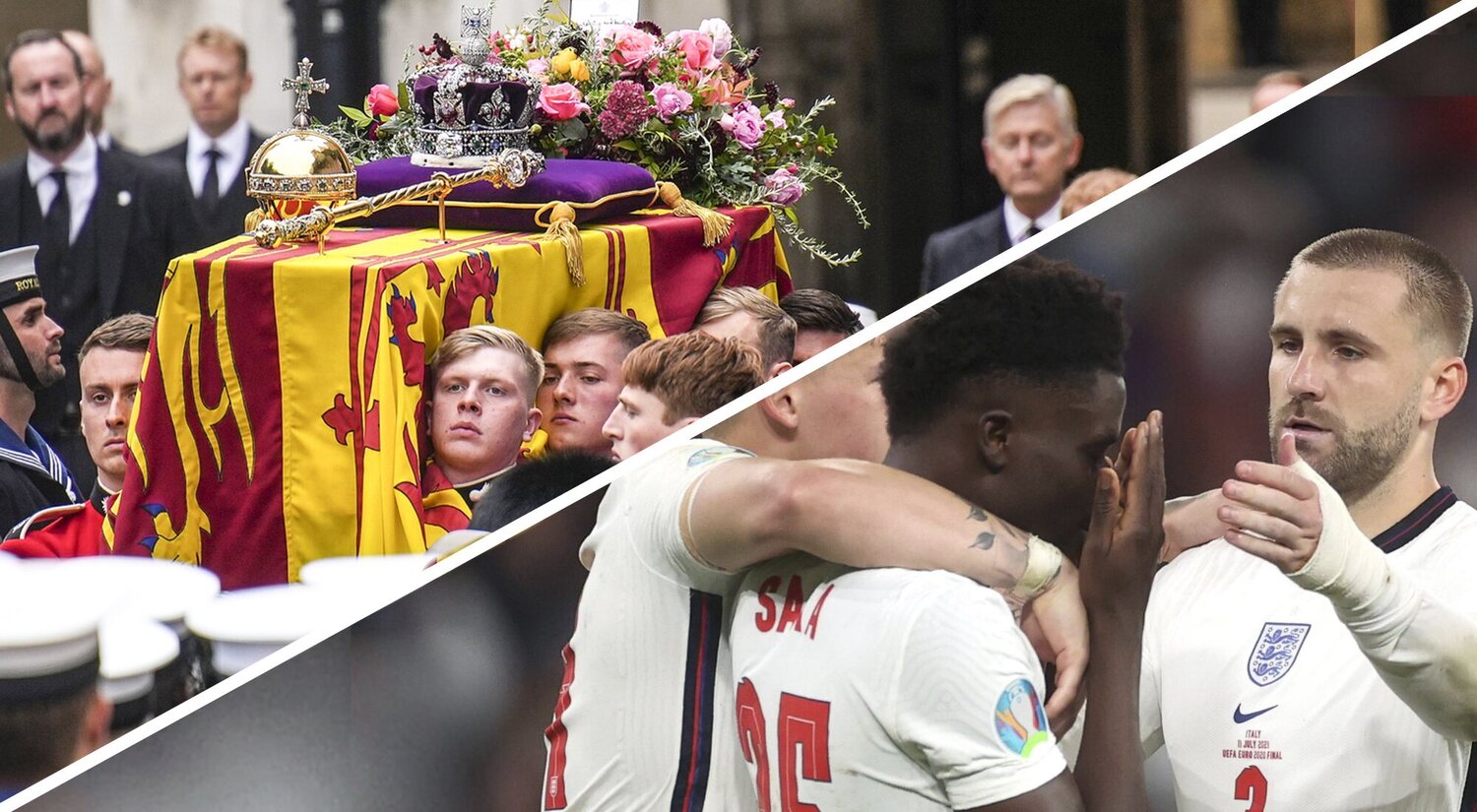 El funeral de Isabel II, menos visto que la final de la Euro 2020
