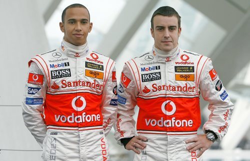 Alonso y Hamilton no congeniaron como compañeros de equipo en McLaren.