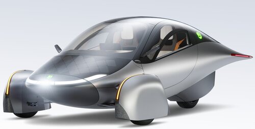 Aptera Motors ha apostado por un diseño futurista para su coche solar