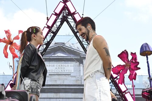 Camilo y Evaluna en el concierto de Madrid