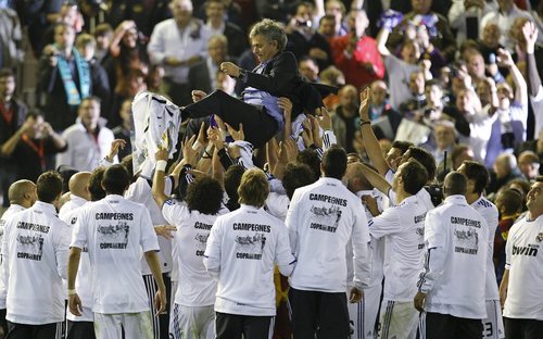 El Real Madrid venció al Barça en la final de la Copa del Rey de la temporada 2010/11.