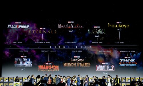 Presentación de las producciones de Marvel de la Fase 4