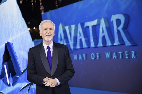 James Cameron en la premiere de 'Avatar, el sentido del agua'