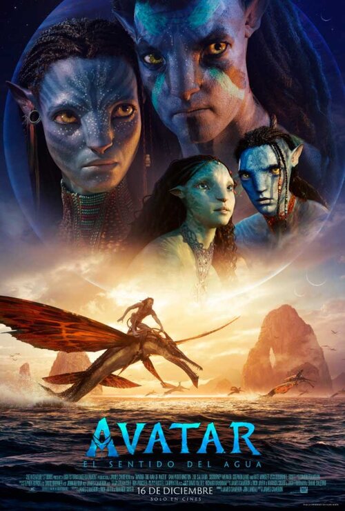 Cartel promocional de 'Avatar, el sentido del agua'