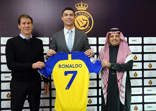 La presentación de Cristiano Ronaldo con el Al Nassr