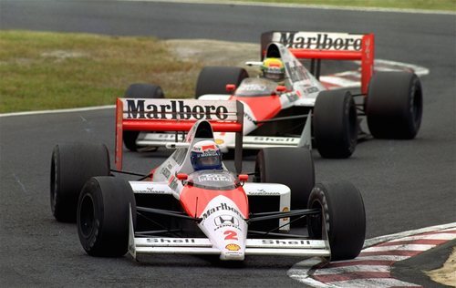 La rivalidad Senna-Prost, una de las más importantes de la historia del deporte.