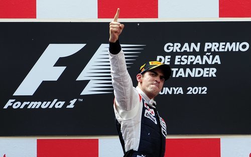 Maldonado tras su victoria en el año 2013