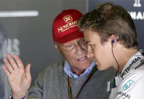 Lauda siguió dando consejos a los pilotos hasta el final