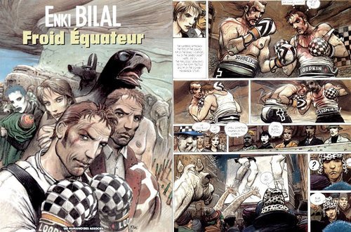 'Froid Équateur', novela gráfica de Enki Bilal, fue la inspiración de Iepe Rubingh para crear el Chess Boxing.