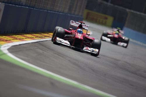Alonso en el Gran Premio de Europa 2018