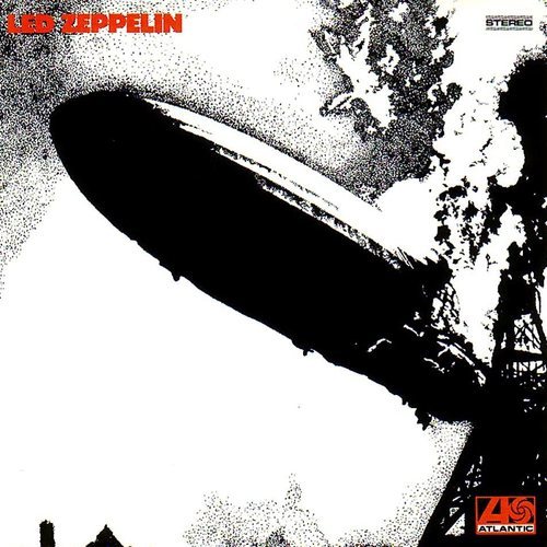 Portada de 'Led Zeppelin I', el álbum debut de Led Zeppelin.