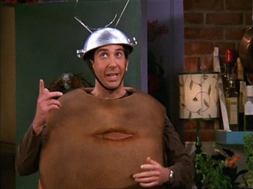 Ross disfrazado de Spotnik en 'Friends'.