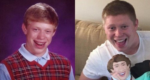 Kyle Craven, antes y ahora.