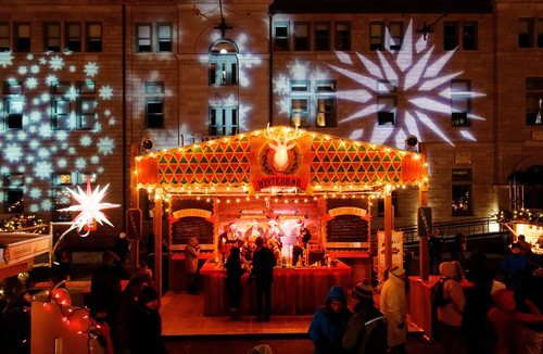El mercadillo de Québec está inspirado en los mercados navideños de Alemania.