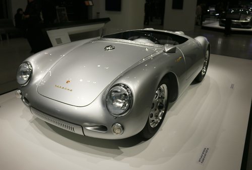 Un Porsche 550 Spyder, el coche en el que se mató James Dean.