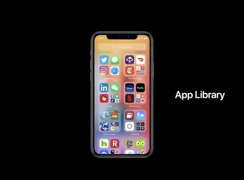 Así luce la App Library.