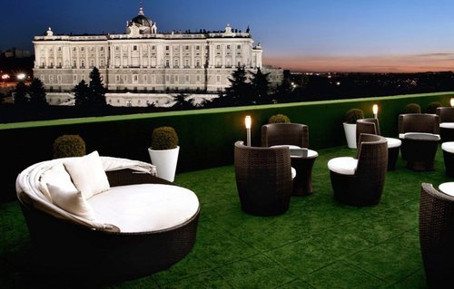 La Terraza de Sabatini, con impresionantes vistas del Palacio Real