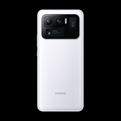 Xiaomi Mi 11 Ultra en blanco.