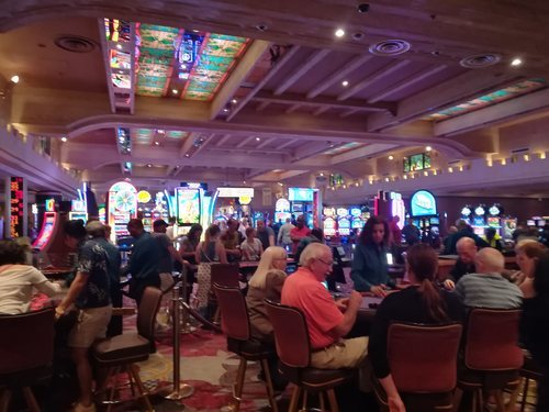Interior de un casino de Las Vegas