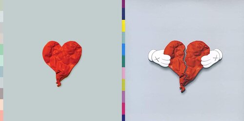 Las portadas de '808s & Heartbreak' elaboradas por KAWS
