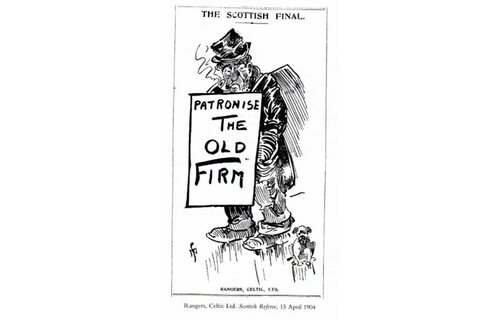 El origen de 'The Old Firm', la caricatura de 'The Scottish Referee'