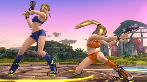 Samu en shorts azules o naranjas, el gran anuncio de Super Smash Bros.