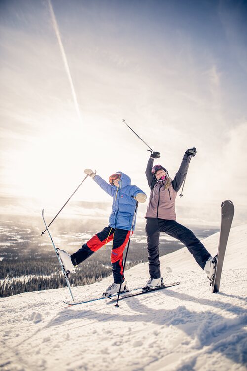 Esquiar acompañado es lo más recomendable, sobre todo al principio.