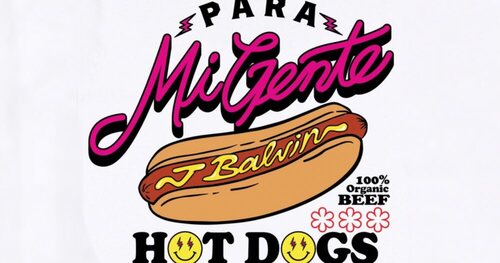 El merchandising de J Balvin aprovechando la polémica de los hot dog