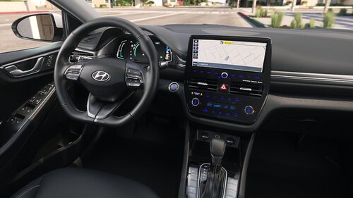 El interior del vehículo